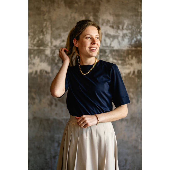 Top Lieneke donkerblauw