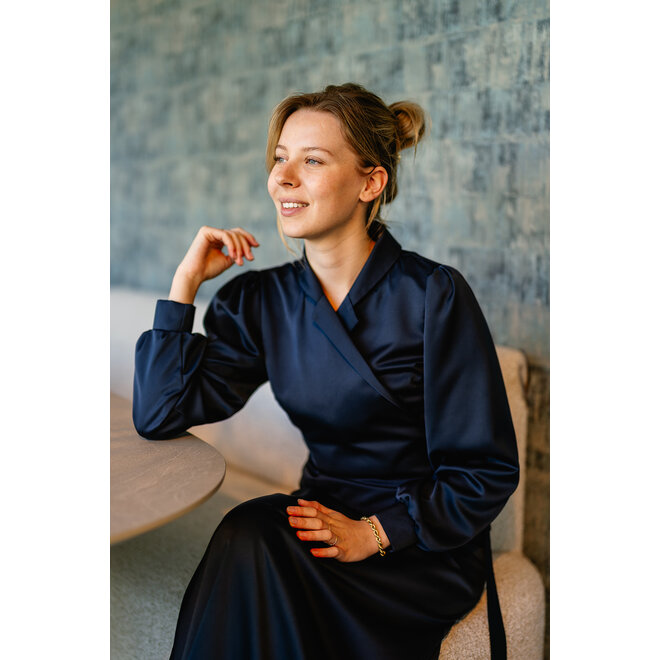 Wikkeltop Irene donkerblauw