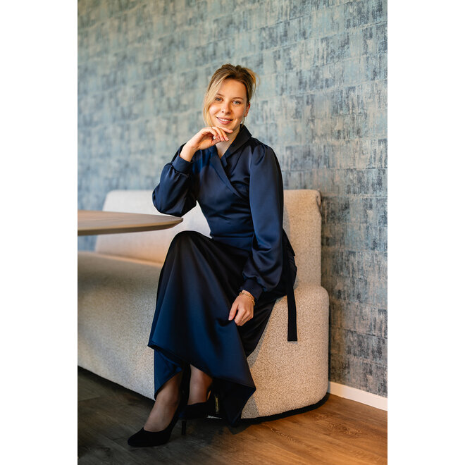 Wikkeltop Irene donkerblauw