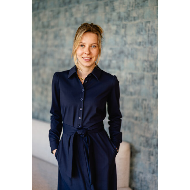 Jurk Floor donkerblauw