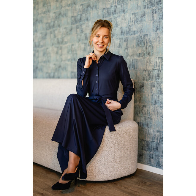Jurk Floor donkerblauw