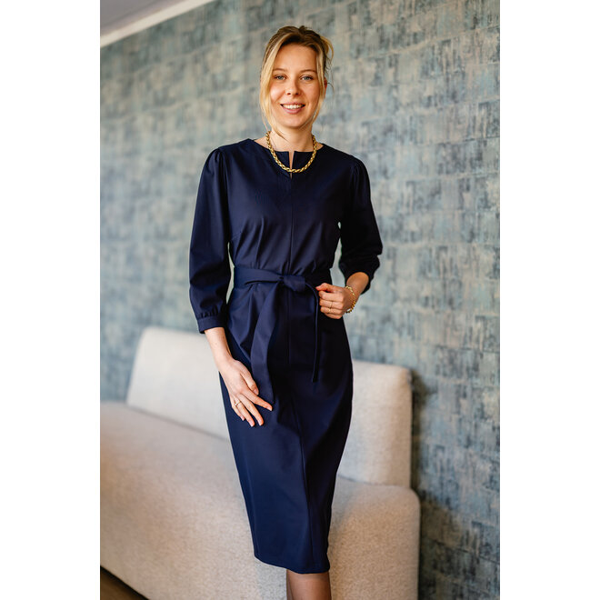 Jurk Fieke donkerblauw