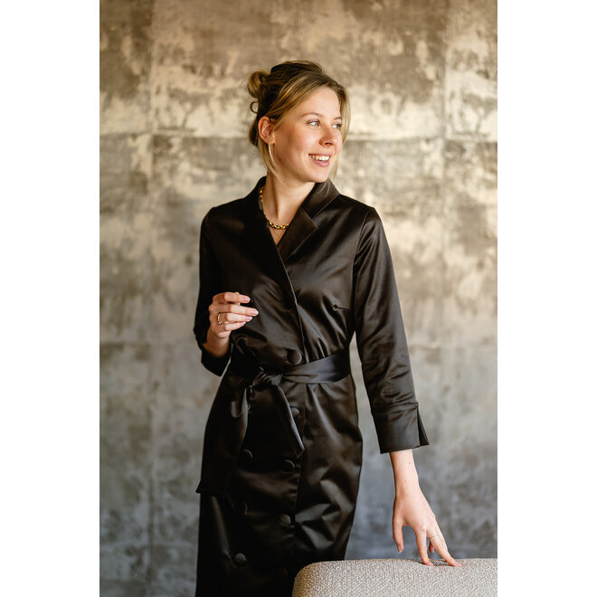 Jurk Janske donkerbruin