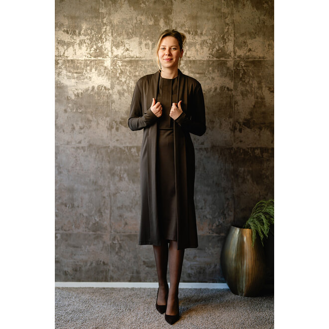 Vest Judi donkerbruin