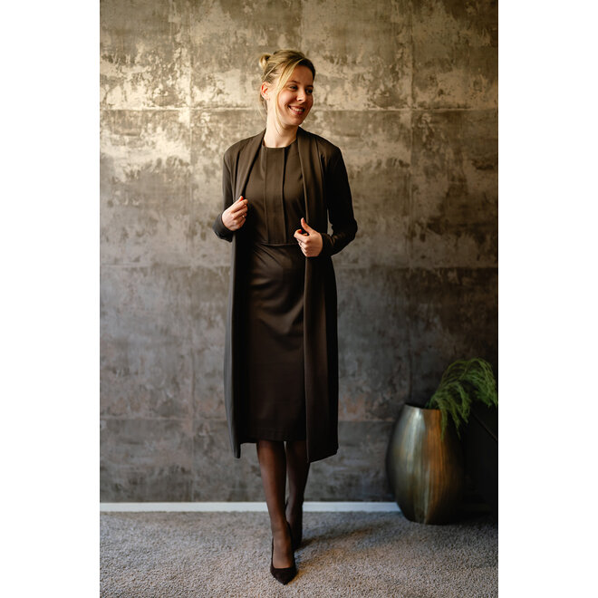 Vest Judi donkerbruin