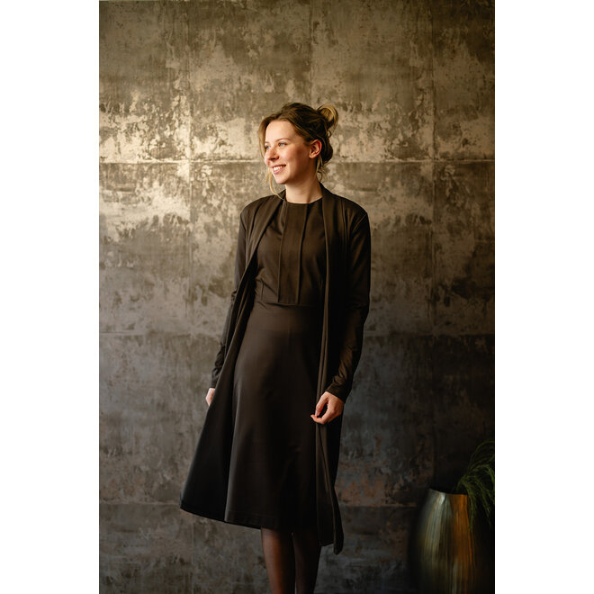 Vest Judi donkerbruin