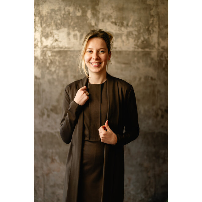 Vest Judi donkerbruin