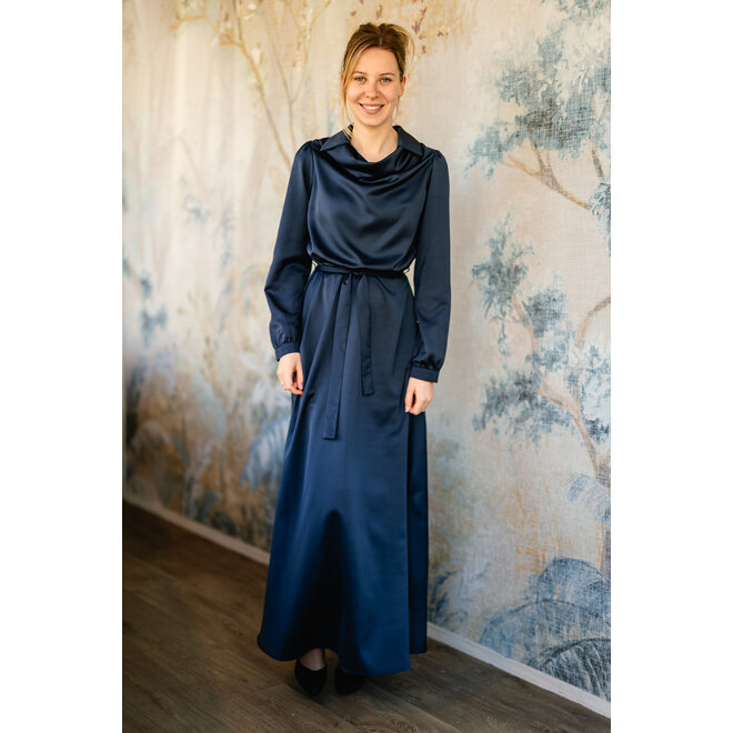 Jurk Lois donkerblauw