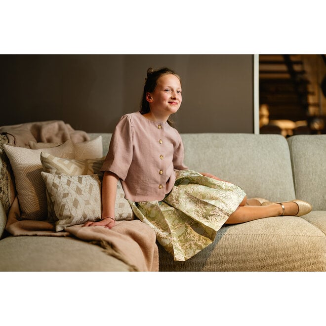 Blouse Geerke poederrose