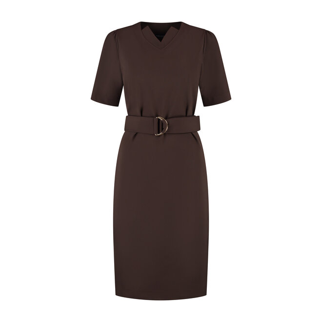 Jurk Sofie donkerbruin