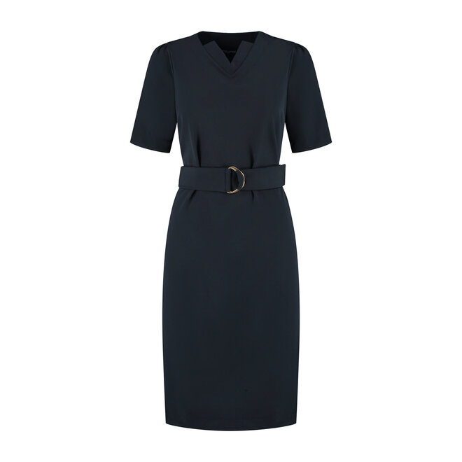 Jurk Sofie donkerblauw