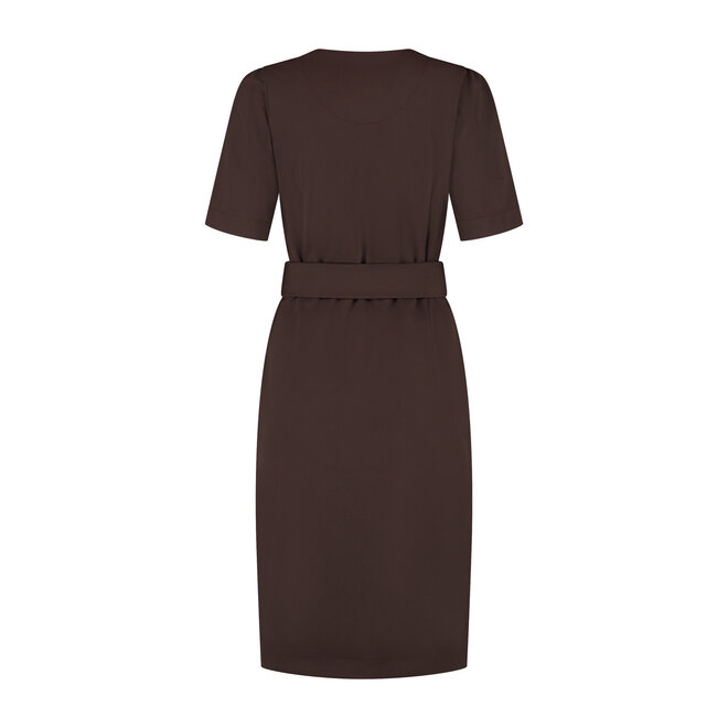 Jurk Sofie donkerbruin
