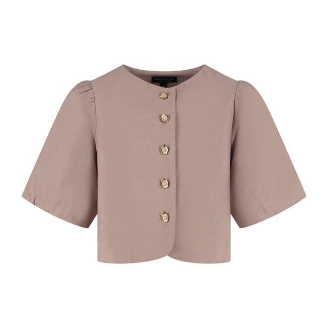 Blouse Geerke poederrose