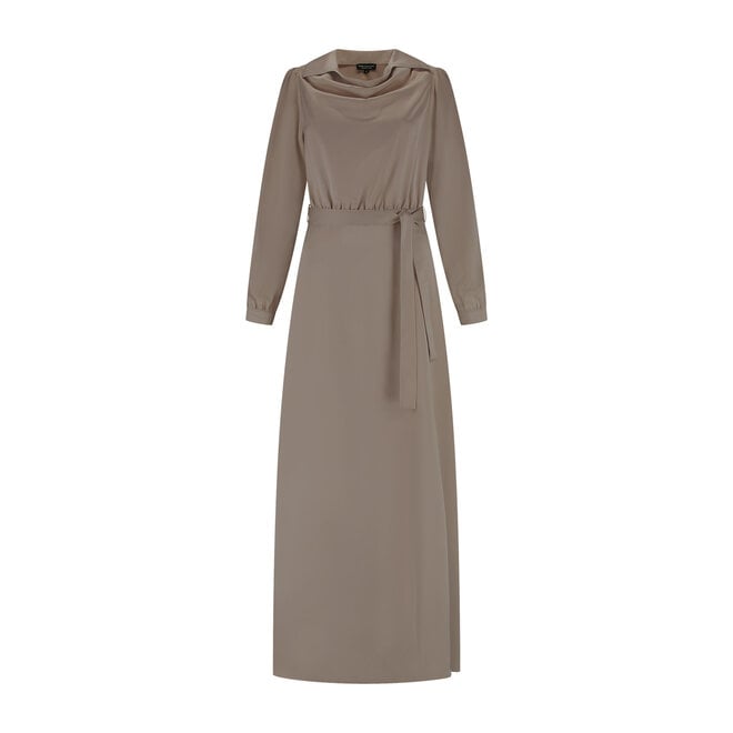 Jurk Lois taupe