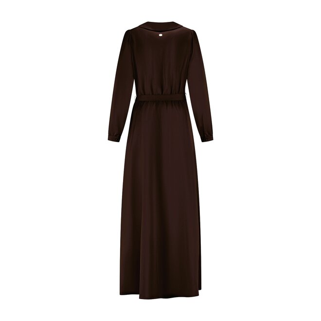 Jurk Lois donkerbruin