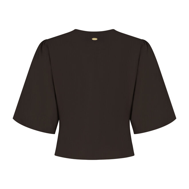 Blouse Aniek donkerbruin