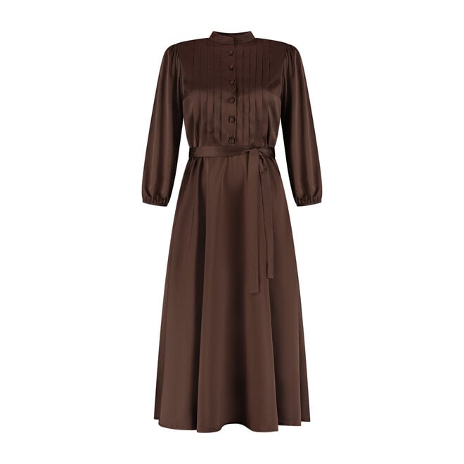 Jurk Tara donkerbruin