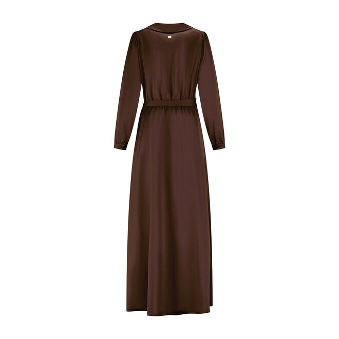 Jurk Lois donkerbruin
