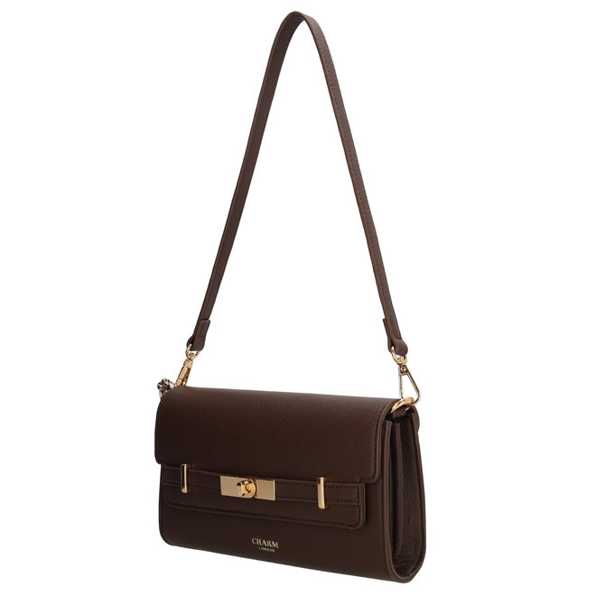 Schoudertas W01438097 donkerbruin