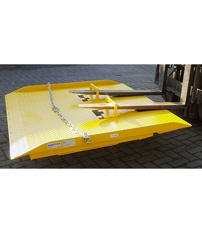 Container oprijplaat zwevend model