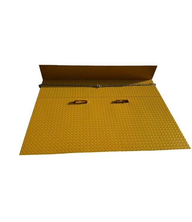 HijsenenZo container oprijplaat scharnierend