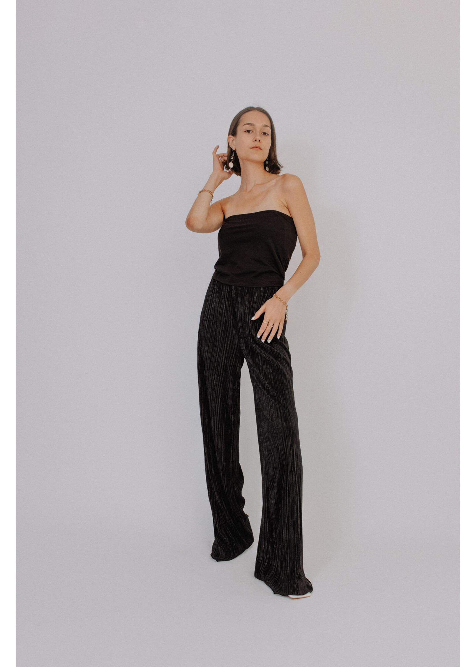 GISÈLE THE LABEL  KATO TROUSERS BLACK