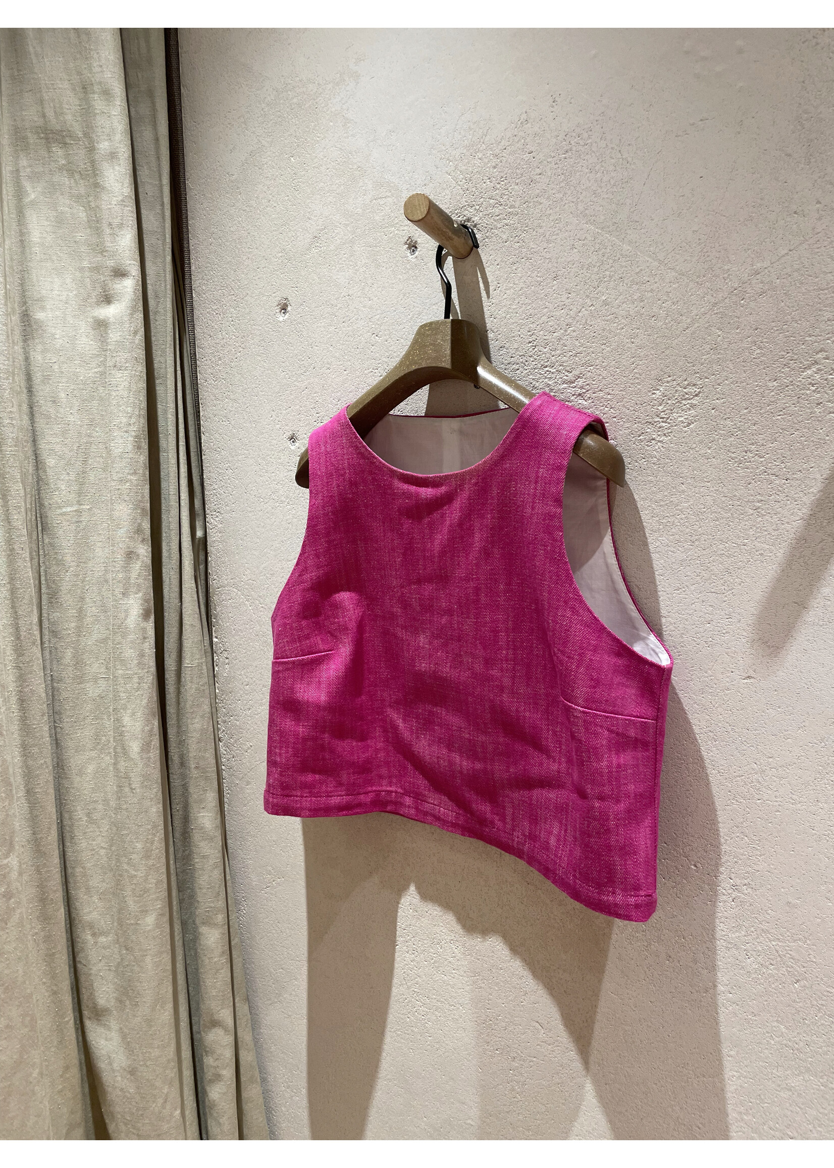 GISÈLE THE LABEL  NORA TOP PINK