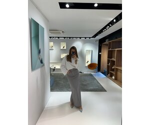 JOANNA MAXI SKIRT GREY - GISÈLE THE LABEL