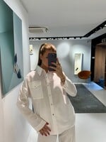 GISÈLE THE LABEL  ATHENA BLOUSE WHITE