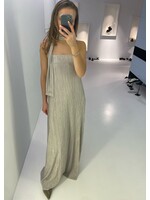 GISÈLE THE LABEL  AMALIA DRESS CHAMPAGNE