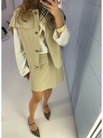 GISÈLE THE LABEL  TRENCH MINI SKIRT