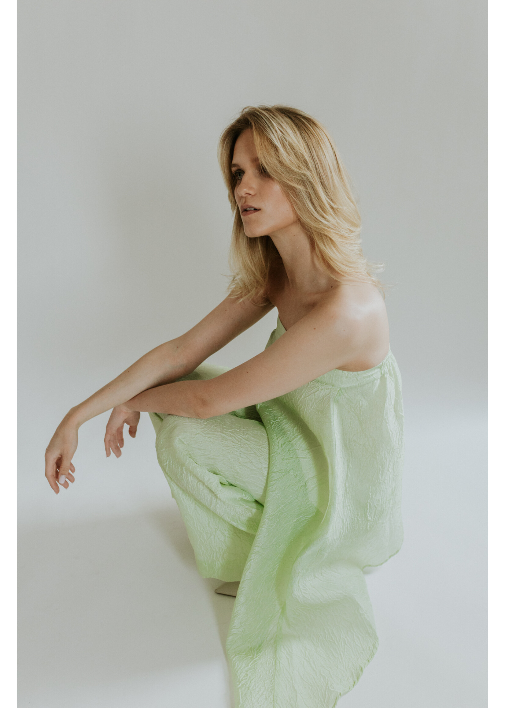 GISÈLE THE LABEL  ANTIBES TROUSERS MINT GREEN