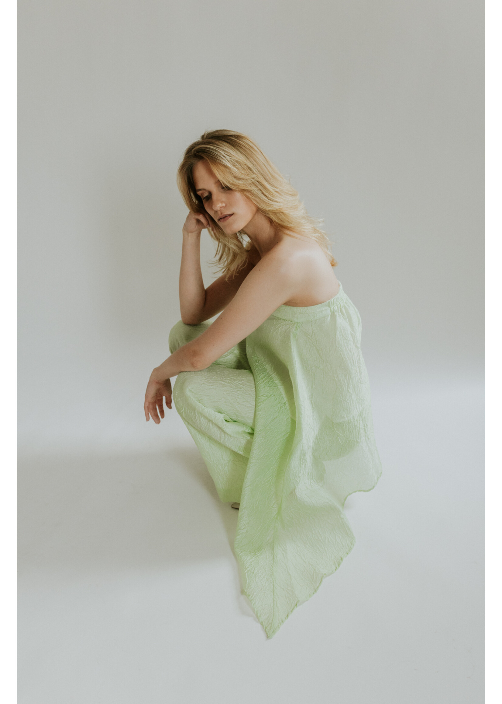GISÈLE THE LABEL  ANTIBES TROUSERS MINT GREEN