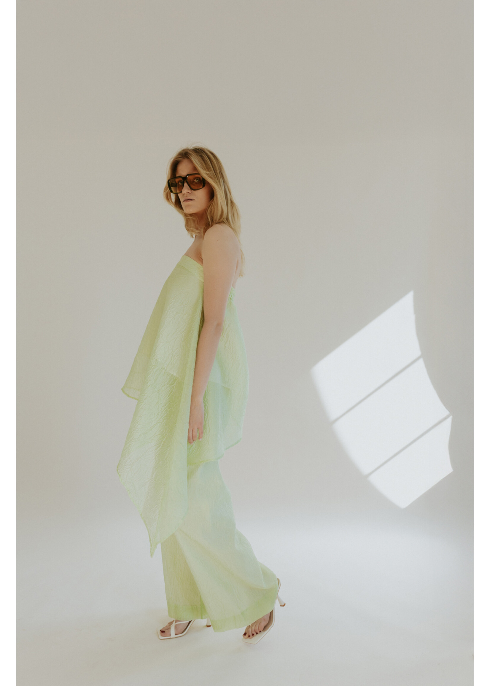 GISÈLE THE LABEL  ANTIBES BANDEAU TOP MINT GREEN