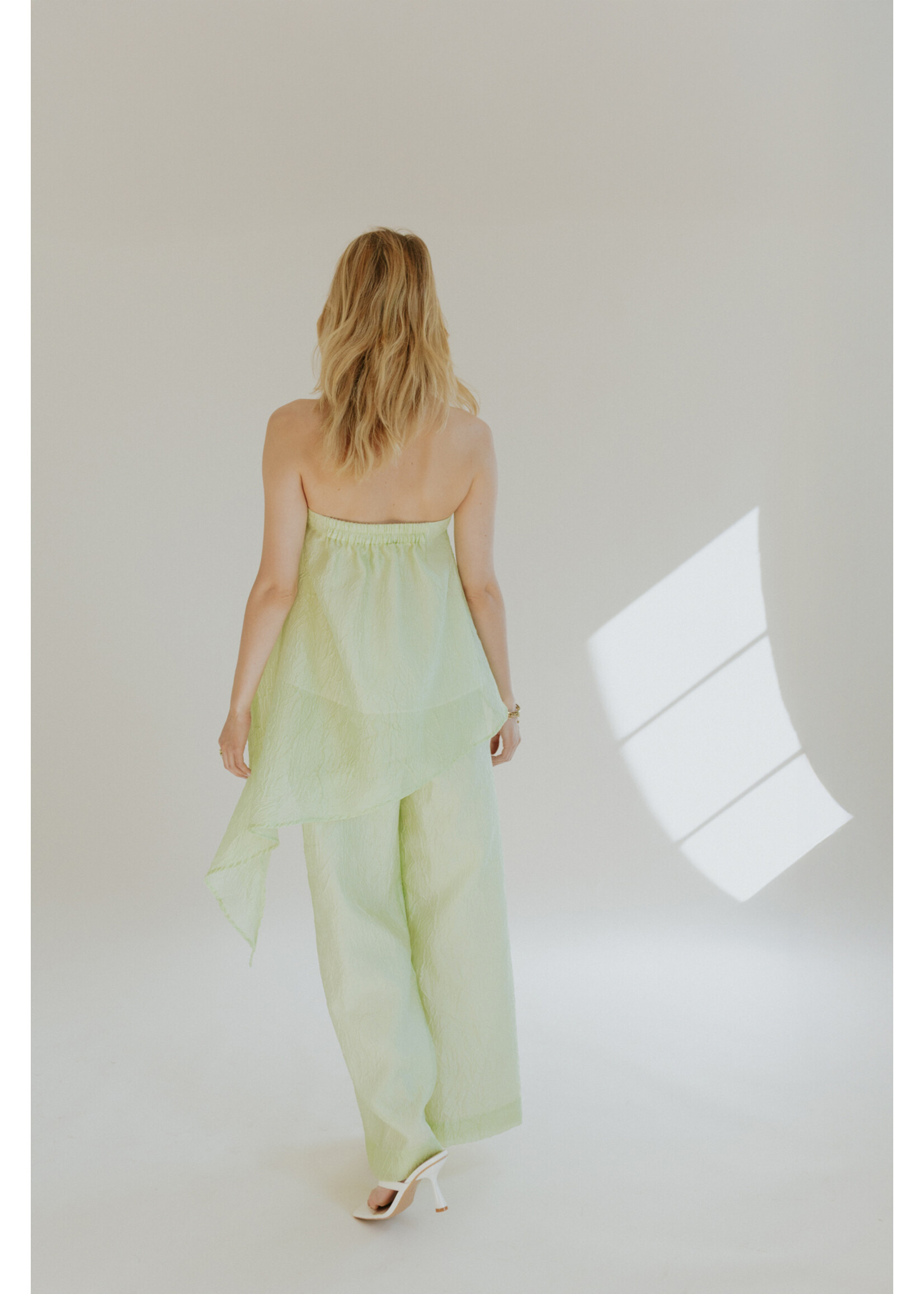 GISÈLE THE LABEL  ANTIBES BANDEAU TOP MINT GREEN