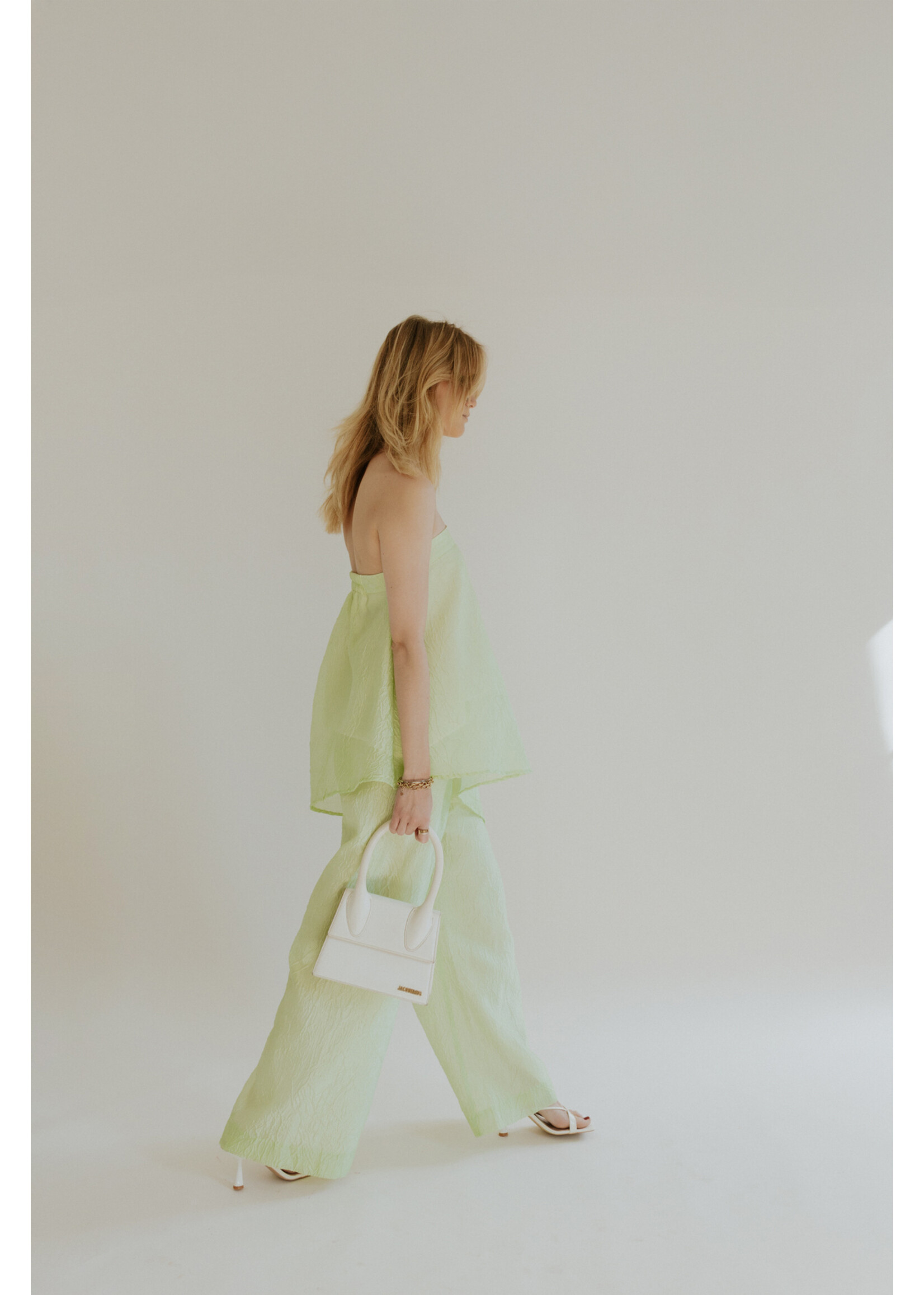 GISÈLE THE LABEL  ANTIBES BANDEAU TOP MINT GREEN