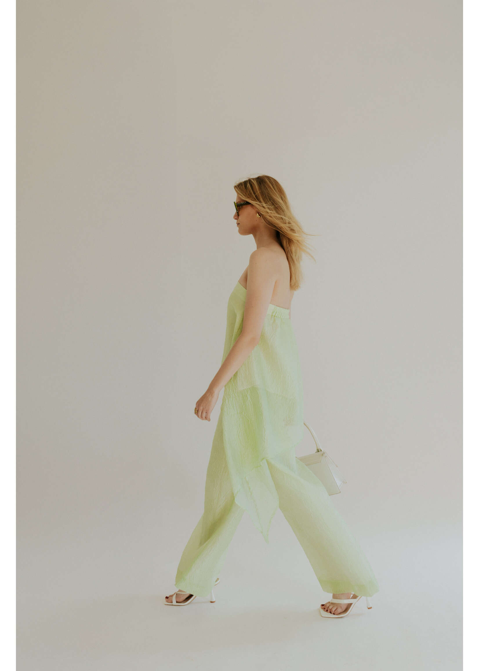 GISÈLE THE LABEL  ANTIBES BANDEAU TOP MINT GREEN