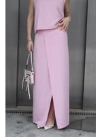 GISÈLE THE LABEL  LIPA SKIRT PINK