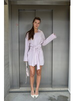 GISÈLE THE LABEL  ROMA DRESS PINK STRIPE