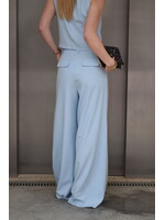 GISÈLE THE LABEL  AMALIA TROUSERS BABY BLUE