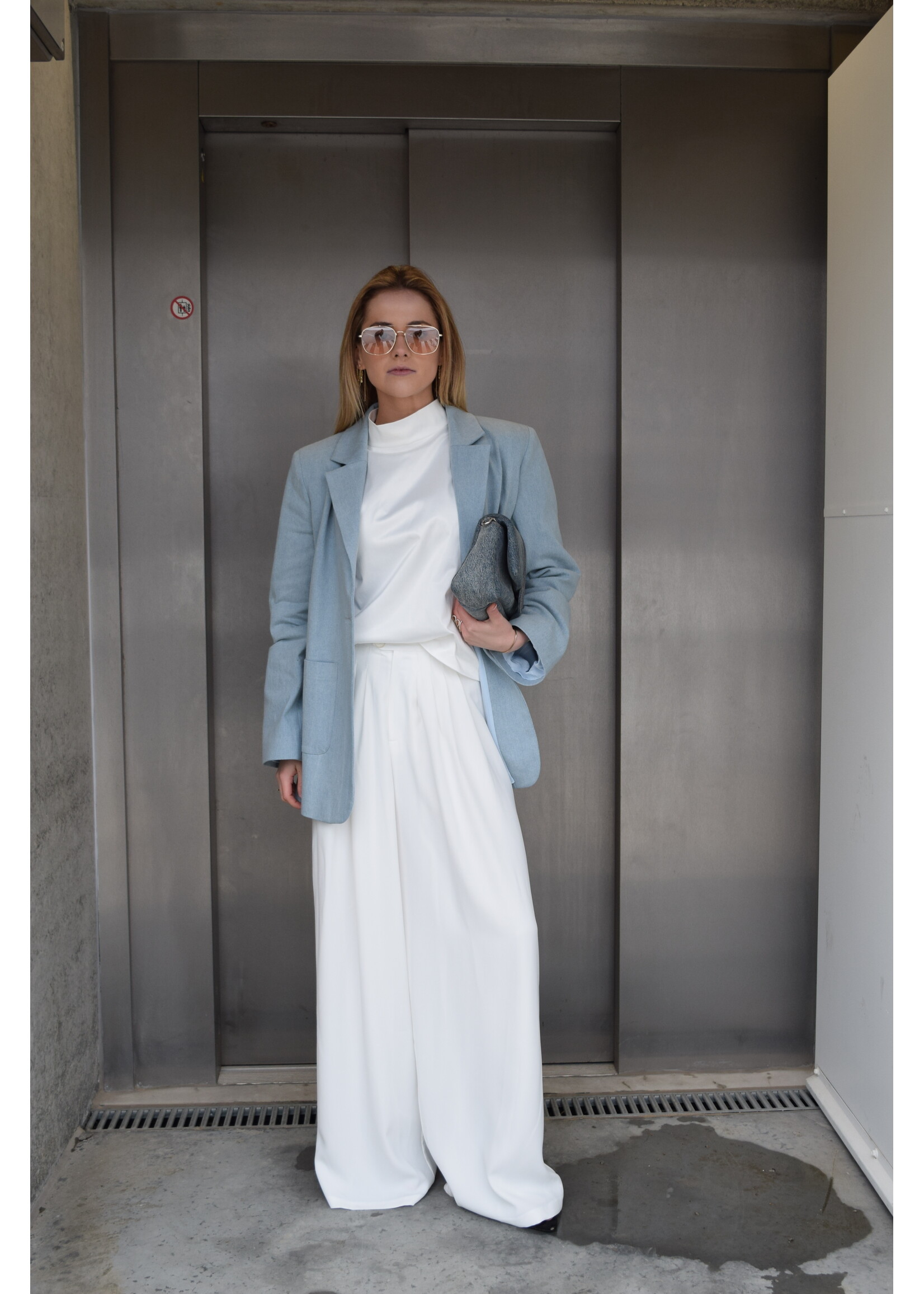 GISÈLE THE LABEL  WILLOW BLAZER DENIM