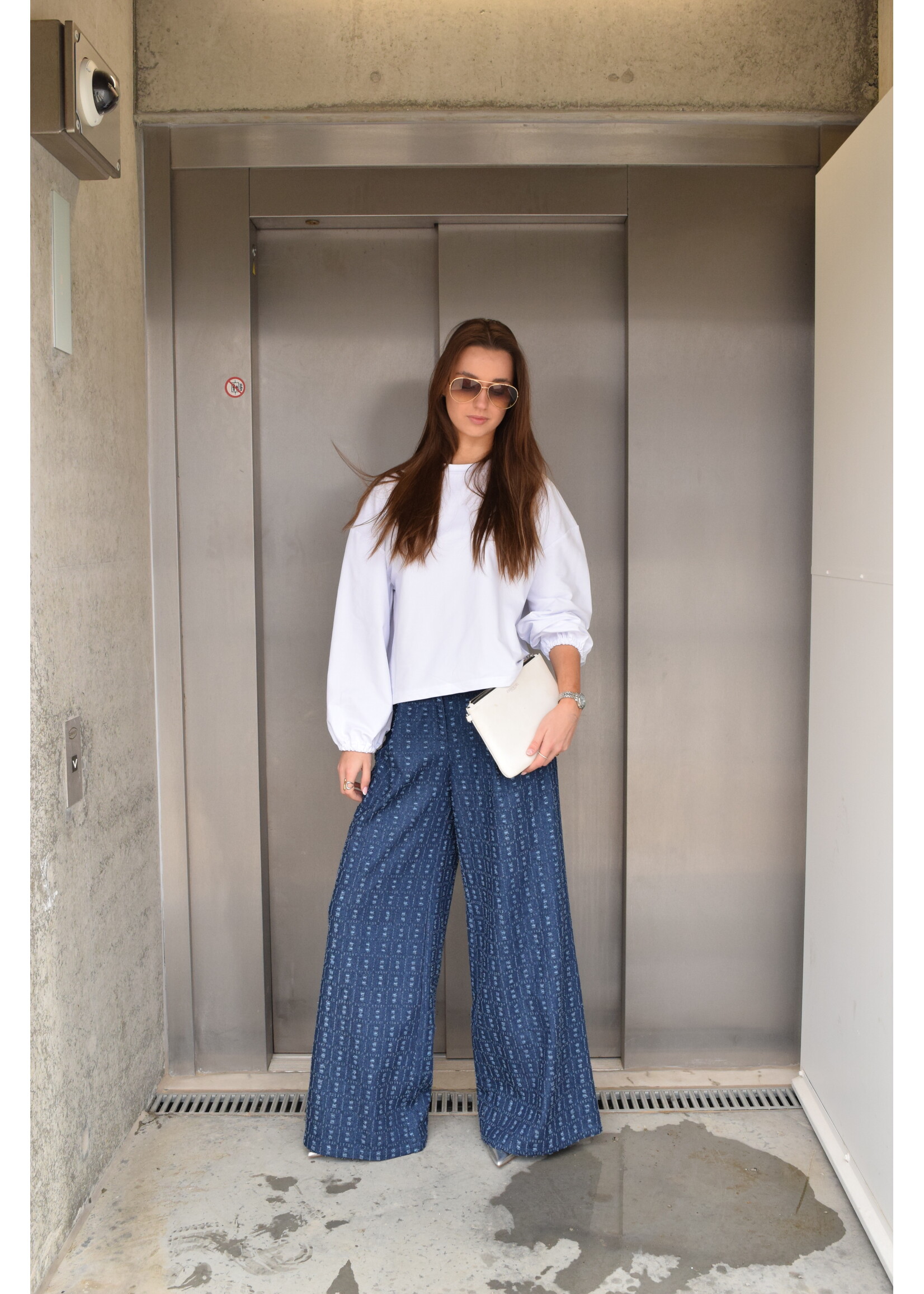 GISÈLE THE LABEL  MAE LONGSLEEVE WHITE