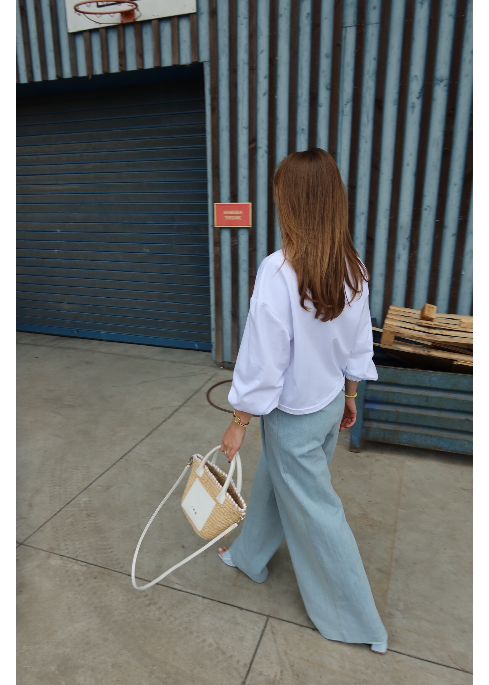 GISÈLE THE LABEL  MAE LONGSLEEVE WHITE