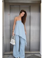 GISÈLE THE LABEL  ANTIBES TOP DENIM