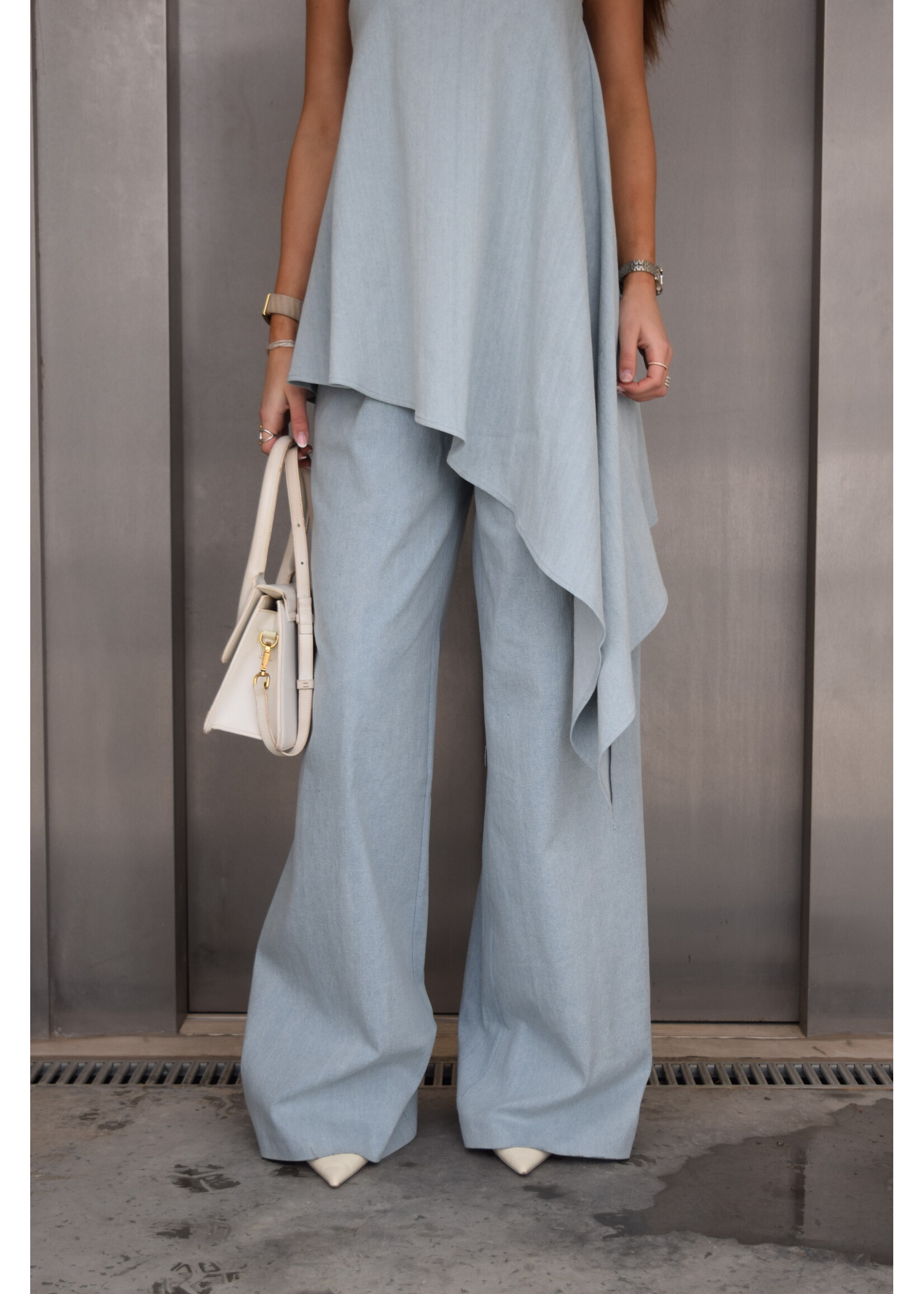 GISÈLE THE LABEL  AMALIA TROUSERS DENIM