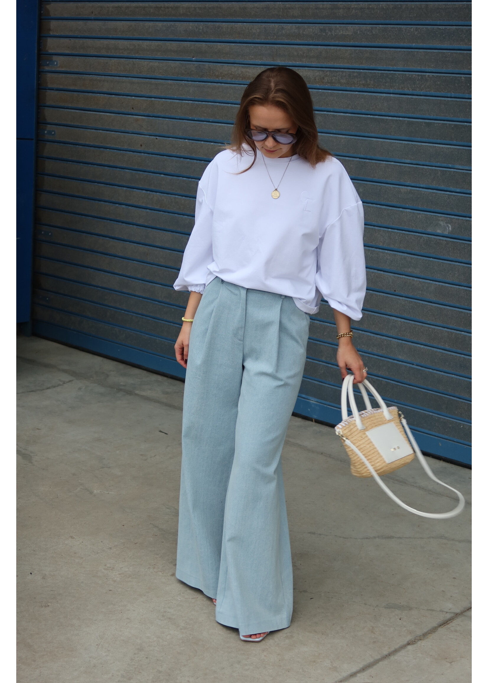 GISÈLE THE LABEL  AMALIA TROUSERS DENIM