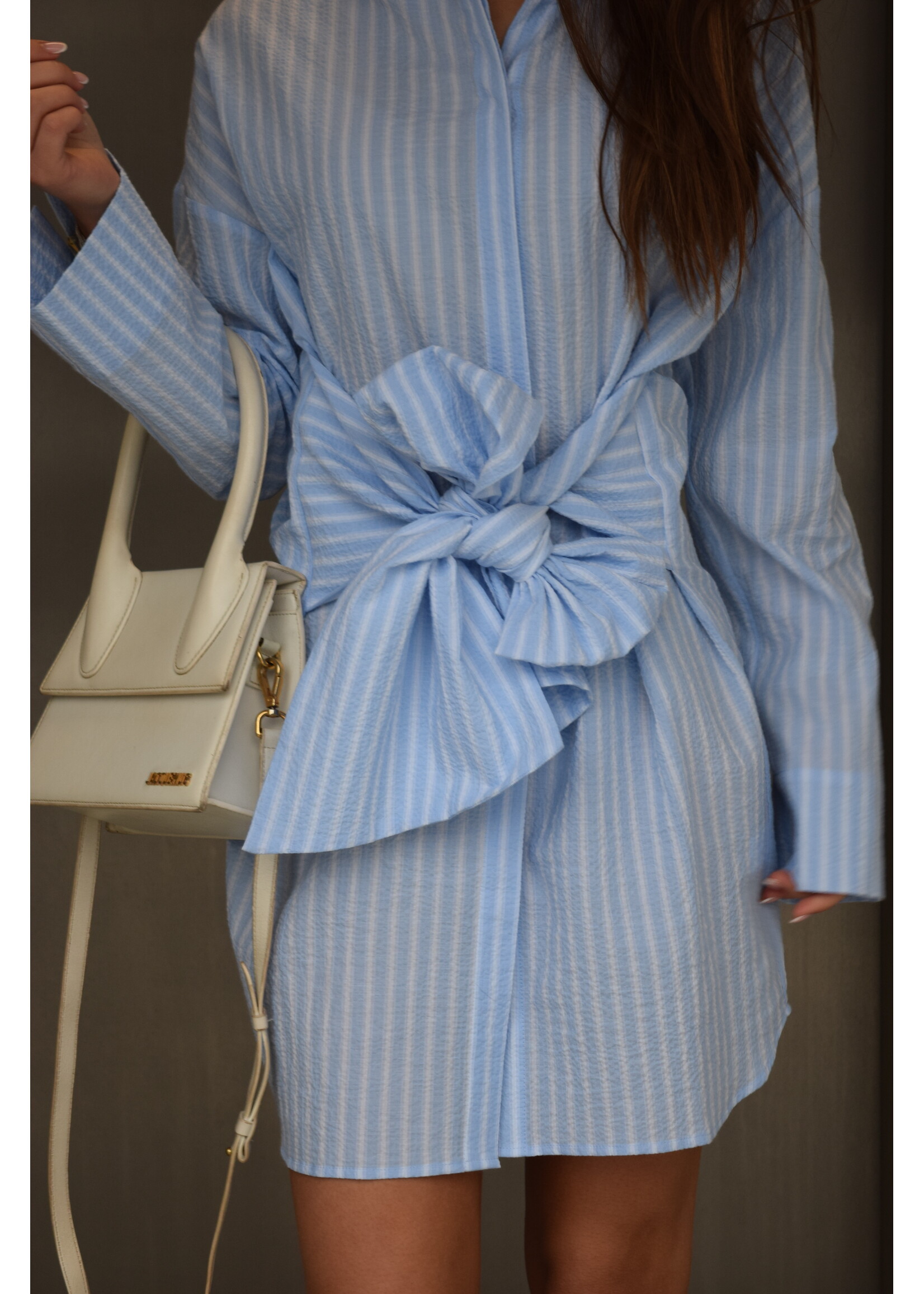 GISÈLE THE LABEL  ROMA DRESS BLUE STRIPE