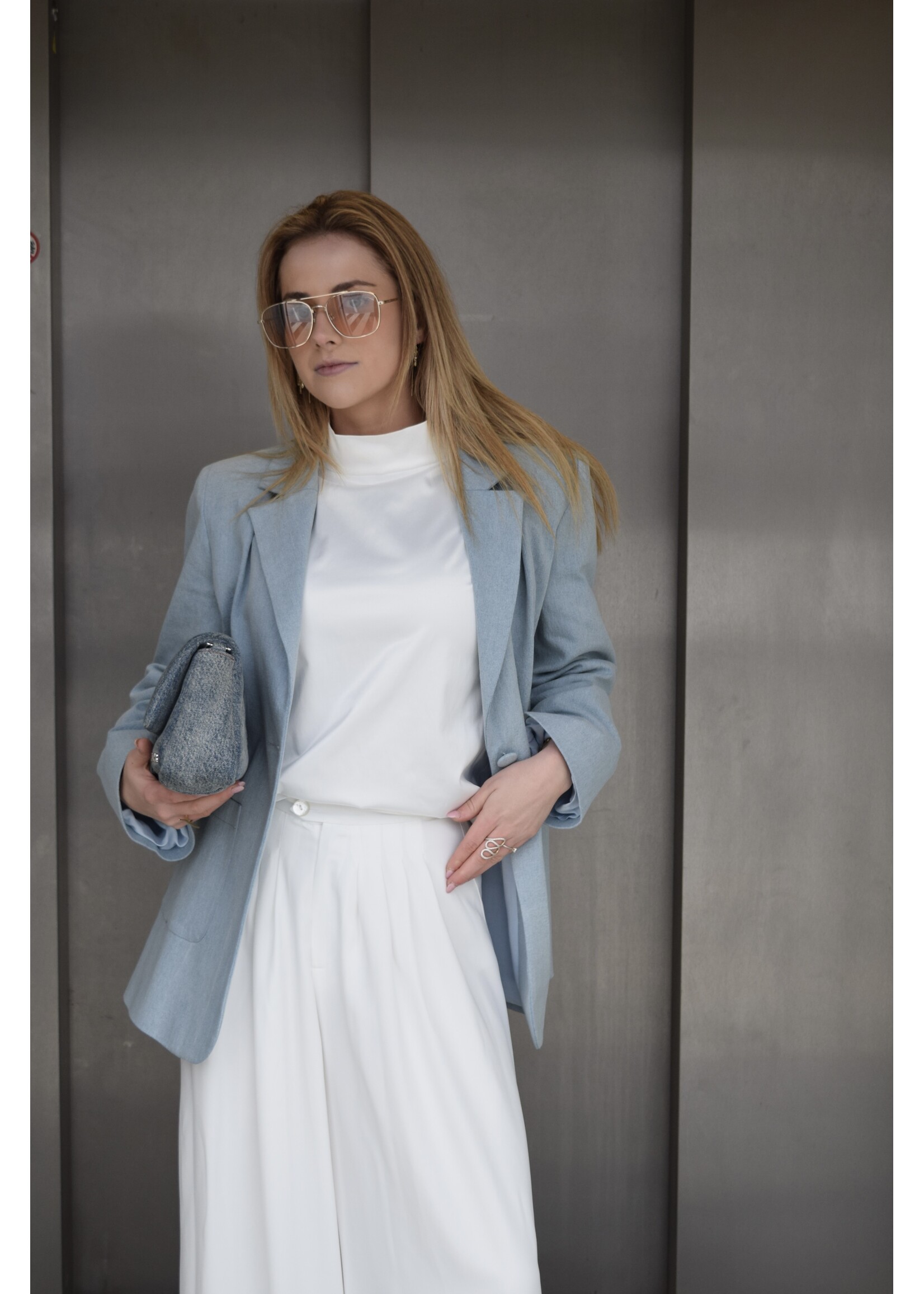 GISÈLE THE LABEL  BIARRITZ TROUSERS WHITE