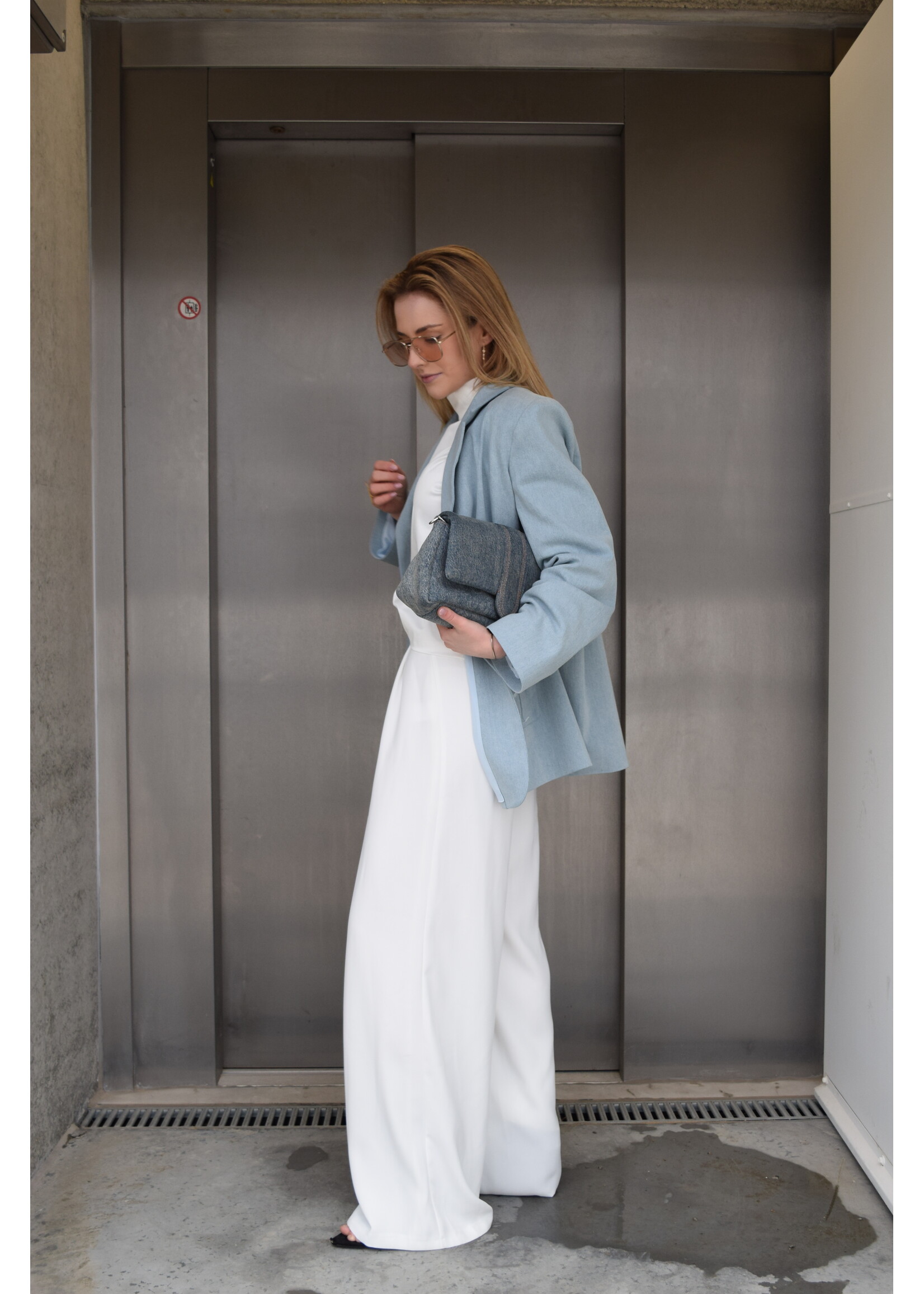 GISÈLE THE LABEL  BIARRITZ TROUSERS WHITE