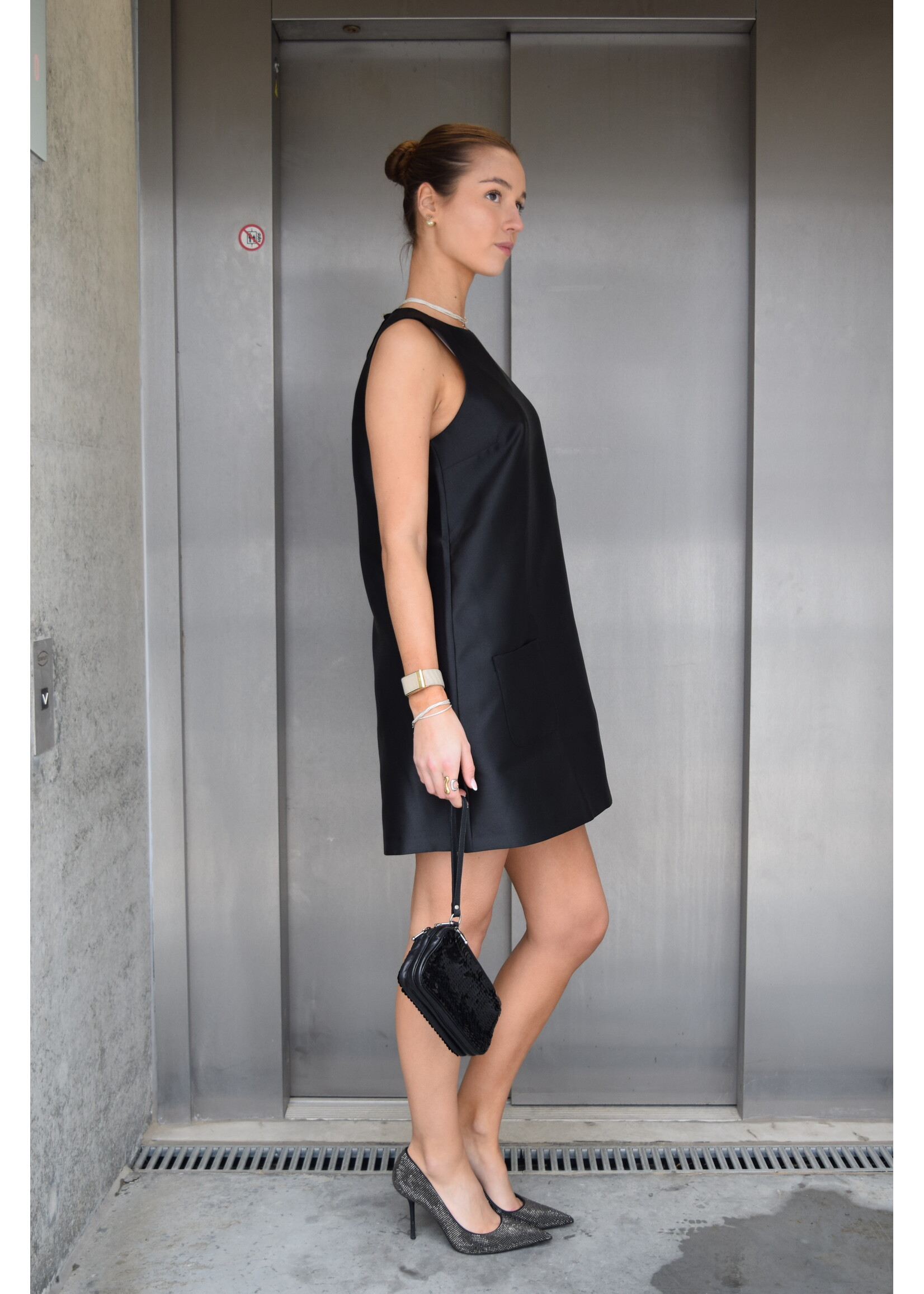 GISÈLE THE LABEL  SYBILLE DRESS BLACK